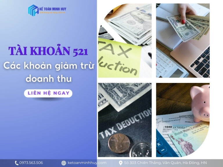Tài khoản 521 - các khoản giảm trừ doanh thu