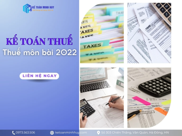 Thuế môn bài 2022