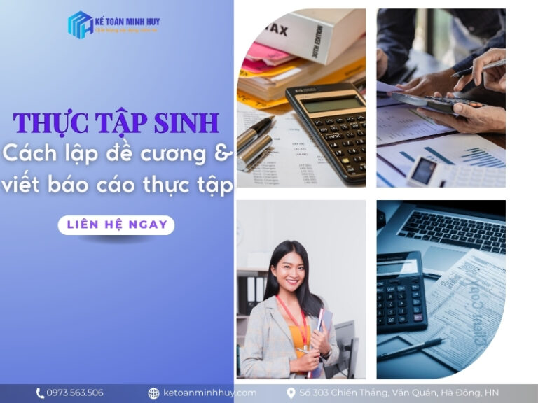 Cách lập đề cương và viết báo cáo thực tập