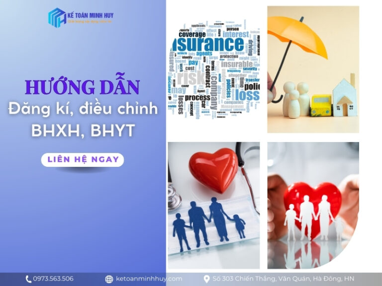 Hướng dẫn đăng ký, điều chỉnh BHYT, BHXH