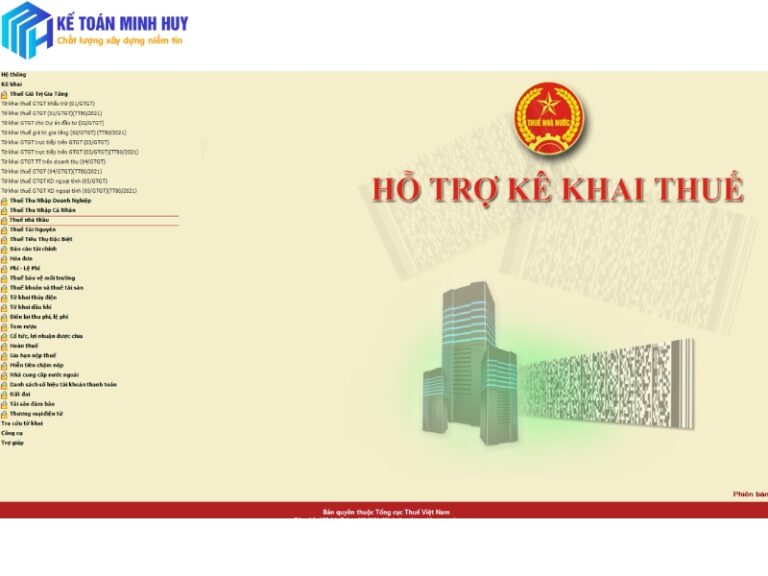 Nộp báo cáo tài chính qua phần mềm HTKK