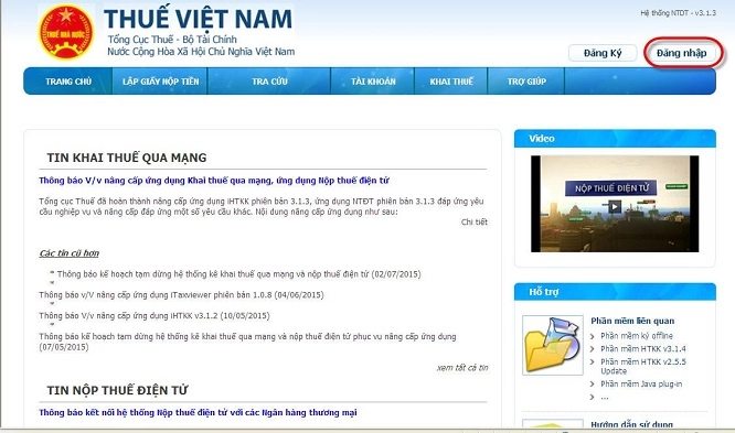 Hướng dẫn lấy lại mật khẩu nộp thuế điện tử nhanh
