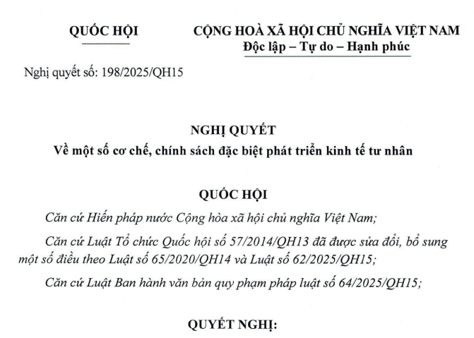 Bãi bỏ lệ phí môn bài từ năm 2026 theo Nghị quyết 198/2025